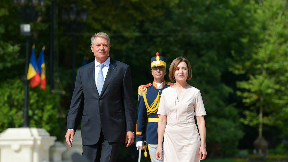 Klaus Iohannis and Maia Sandu